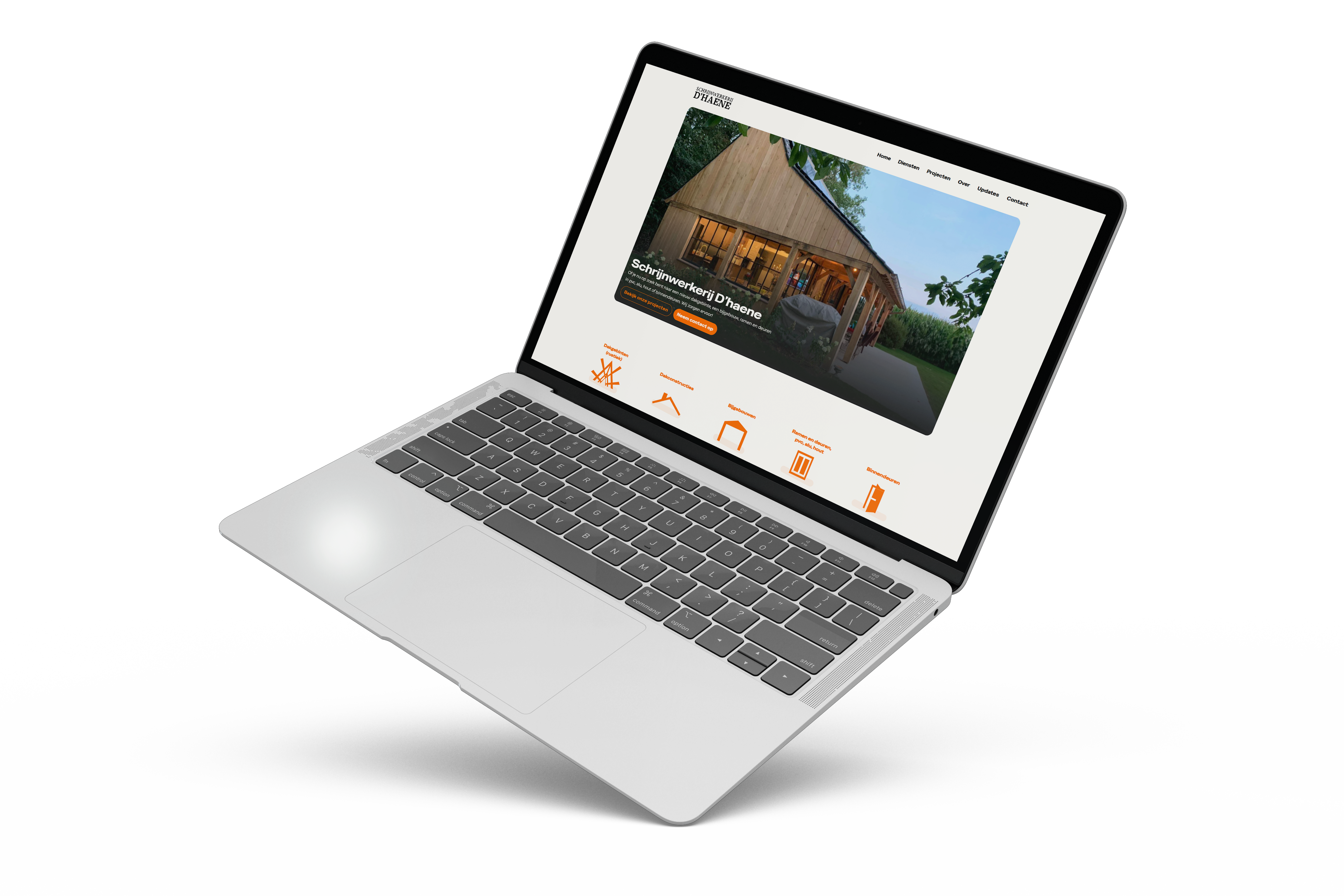 Website Schrijnwerkerij D'haene